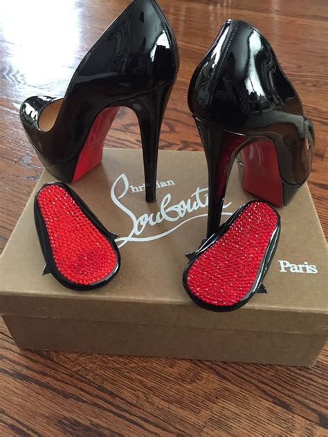 crystals louis vuitton red bottom